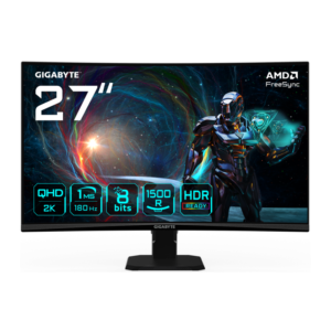Monitor Gaming Gigabyte GS27QCA, 27", 2560 x 1440 pixeli, Black, 3 ani Garantie