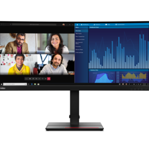 Monitor LED Lenovo ThinkVision P34w-20, 34.14inch, IPS UWQHD, 4ms, 60Hz, negru