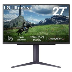 Monitor Consumer LG 27GS85Q-B, 27", 2560 x 1440 pixeli, Black, 2 ani Garantie