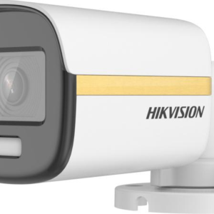 Camera de supraveghere Mini Bullet 8MP Hikvision DS-2CE10UF3T-E(2.8MM), lentila fixa 2.8mm, iluminare: 0.0005 Lux@(F1.0, AGC ON), 0 Lux cu lumina alba, lumina alba:20m, iesire: 1x analog HD, alimenatre: 12 VDC, PoC, protectie: IP67, dimensiuni: 161.1 mm &times; 70 mm &times; 70 mm, greutate: 443.5g, temperatura