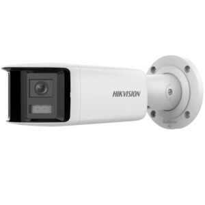 Camera supraveghere Hikvision IP Bullet DS-2CD2T46G2P-ISU/SL(2.8mm)(C) 4 MP Panoramic AcuSense Fixed focal lens, dual lens, 2.8 mm, Image Sensor 2 &times; 1/2.5" Progressive Scan CMOS, Max. Resolution 3040 &times; 1368/ 4Mp, (WDR) 120 dB,SNR &ge; 52 dB,Image Enhancement BLC, HLC, 3D DNR, Ethernet Interface 1 RJ45
