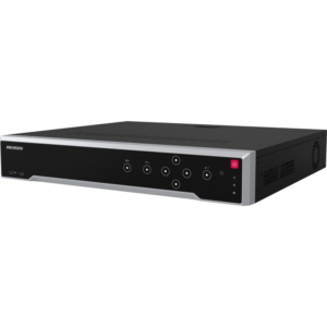 NVR Hikvision 64 canale DS-7764NI-M4, 2-ch@32 MP (30 fps)+2-ch@ 8MP（30fps）/10-ch@8 MP (30 fps)/20-ch@4 MP (30 fps)/40-ch@1080p (30 fps), iesiri: 2 x HDMI, 1xVGA, 1 eSATA interface, 4 SATA interfaces, alimenatre: 100 to 240 VAC, 50 to 60 Hz, dimensiuni: 445 &times; 400 &times; 75 mm, greutate: 5kg