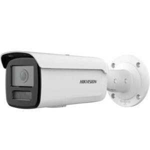 Camera supraveghere Hikvision IP Bullet DS-2CD2T23G2-4I 2.8mm D; 2MP; 1/2.8" Progressive Scan CMOS; rezolutie 1920 &times;1080@30fps; Color: 0.01 Lux @ (F1.2, AGC ON); lentila: 2.8mm; distanta IR: 80 metri; H.265+, H.265, H.264+, H.264; Three streams; 120dB WDR/BLC/3D DNR/ROI/HLC; detectie intrusi