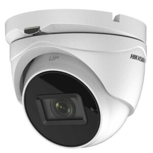 Camera supraveghere Hikvision TURRET DS-2CE76H0T-ITMFS(2.8mm); 5 MP;  Audio over coaxial cable, microfon audio incorporat; 5 MP CMOS; rezolutie: 2560 (H) &times; 1944 (V)@20FPS; iluminare: 0.01 Lux@(F1.2, AGC ON), 0 Lux with IR; lentila: 2.8mm, distanta IR: 30metri, Smart IR, horizontal FOV: 85.5&deg;
