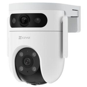 Camera de supraveghere EZVIZ H9C Dual WI-FI Rezolutie video: 2304 &times; 1296 Lentila fixa: 2.8mm Unghi de vizualizare: orizontal: 108&deg;, vertical: 56&deg;, diagonal 130&deg; Distanta iluminator IR: 30 m Compresie video: H.265 / H.264 Detectarea formei umane alimentate de AI / detectarea formelor alimentate de AI