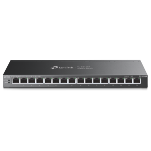 "16-Port Gigabit Desktop Switch with 16-Port PoE+ PORT: 16&times; Gigabit PoE+ Ports SPEC: 802.3at/af, 120 W PoE Power,  Desktop Steel Case FEATURE: Extend Mode for 250m PoE Transmitting, Priority Mode for Port1-4, Isolation Mode, PoE Auto Recovery, Plug and Play"