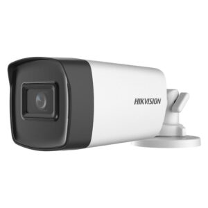 Camera supraveghere Turbo HD bullet Hikvision DS-2CE17H0T-IT3E(2.8mm) C, 5MP, POC, rezolutie 2560 &times; 1944 @20fps, iluminare 0.01 Lux @ (F2.0, AGC ON), 0 Lux cu IR, lentila 2.8mm, distanta IR 40m, Digital WDR, BLC, HLC, Global, 2D DNR, ICR, 1 HD analog output, alimentare 12 VDC si PoC, IP67