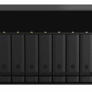 NAS QNAP 873A 8-Bay, CPU AMD Ryzen V1000 series V1500B 4C/8T 2.2GHz, RAM 8GB (1x 8GB) DDR4 (2 x SODIMM slots, max. 64GB, suport optional ECC RAM), 8x 2.5/3.5 SATA 6Gbps, 2x M.2 2280 NVMe PCIe Gen3 x1 HDD (neincluse), LAN: 2 x 2.5GbE (optional port 10GbE prin placa PCIe), tower, single PSU, 250W