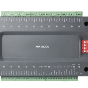 Extensie controler lift Hikvision DS-K2M0016A, 2 x interfata RS-485, 2 x intrari alarma, 16 x intrari de releu, 1 x buzzer, comunicare RS-485 cu Master controler, sistemul permite o configuratie pana la 8 extensii, alimentare: 12 VDC, dimensiuni: 167mm x 105mm x 30mm