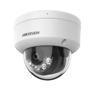 Camera de supraveghere IP Dome 4MP Smart Hybrid Light Hikvision DS-2CD1143G2-LIU(2.8MM), lentila fixa 2.8mm, iluminare min: Color: 0.005 Lux @ (F1.6, AGC ON),B/W: 0 Lux cu IR 30m, microfon incorporat, alarma la evenimente: motion detection, video tampering, scene change detection, face capture, line