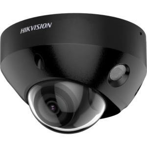 Camera supraveghere Hikvision Mini Dome DS-2CD2547G2-LS(2.8mm)(C) (BLACK), 4MP, WDR 130dB,24/7 colorful imaging, 1/1.8" Progressive Scan CMOS, IR 30M, 1 RJ45 10 M/100 M self-adaptive Ethernet port,Built-in memory card slot, support microSD card, up to 256 GB, Dimension: &Oslash;113.6 mm &times; 72.6 mm,Weight