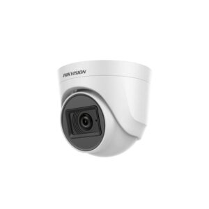 Camera supraveghere Hikvision TURRET DS-2CE76D0T-ITPFS(2.8mm); 2MP; Audio over coaxial cable, microfon audio incorporat; 2 MP CMOS; rezolutie 1920 (H) &times; 1080 (V)@25fps; iluminare: 0.01 Lux@(F1.2, AGC ON), 0 Lux with IR; lentila: 2.8mm; distanta IR: 20metri, Smart IR, horizontal FOV: 106.4&deg;, vertical