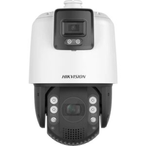 Camera supraveghere Hikvision DS-2SE7C425MWG-EB/26 F0 TandemVu 4 MP Panoramic channel supports image stitching, with 180&deg; horizontal field of view;High quality imaging with 6 MP resolution in panoramicand channel and 4 MP resolution in PTZ channel; 1/2.5" Progressive Scan CMOS,1/2.5" Progressive