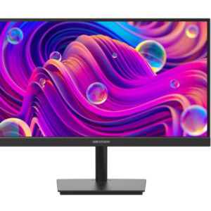 Monitor Hikvision 21.5 inch FHD IPS 100Hz, 178&deg; ultra-wide view screen, 8 bit LVDS FHD (1920 &times; 1080) display, backlight: E-LED, luminozitate: 250 cd/m&sup2;, interfata: HDMI SI VGA, alimentare: DC 12V, 2.0A, dimensiuni: cu baza: 493.26 (W) mm &times; 393.45 (H) mm &times; 185.74 (D) mm, fara baza: 493.26 (W) mm &times;