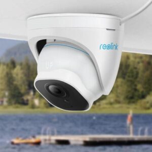 Camera de supraveghere Reolink RLC-520A; P324 Senzor: 1/2.7"CMOS Rezolutie video: 5 Megapixeli (2880X1616 pixeli) Cadre/secunda: 30 FPS Lentila fixa: 2.8mm Diafragma: F1.6 Unghi de vizualizare: orizontal: 110&deg;/vertical: 57&deg; Distanta iluminator IR: 30 m Numar LED-uri IR: 2 Microfon si difuzor