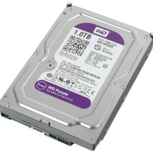 HDD Surveillance WD, 3.5", 1TB, PURPLE, SATA3, IntelliPower (5400rpm),  64MB,