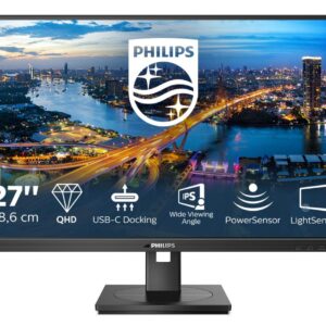 Monitor Consumer Philips 276B1/00, 27", 2560 x 1440 pixeli, Black, 3 ani Garantie