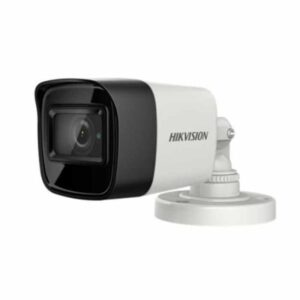 Camera supraveghere Hikvision Turbo HD bullet DS-2CE16D0T-ITFS(2.8mm); 2MP; Audio over coaxial cable, microfon audio incorporat; 2 MP CMOS; rezolutie: 1920 (H) &times; 1080 (V)@25fps; iluminare: 0.01 Lux@(F1.2, AGC ON), 0 Lux with IR; lentila: 2.8mm, distanta IR: 30metri, Smart IR, horizontal FOV: 106.4&deg;