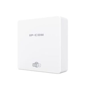 IP-COM IP-COM AX3000 DUAL BAND IN WALL ACCESS POINT, Pro 6 IW, Dual band, Standarde Wireless: IEEE 802.11a/b/g/n/ac/ax, viteza wireless: 2.4 GHz - 574 Mbps, 5 GHz- 2402 Mbps, latime de banda: 20 MHz/40 MHz/80 MHz/160MHz, 2X2 MU-MIMO, interfata: 1 x 1000 Mbps POE, 1 x 1000 Mbps, 2 x antene interne