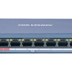 Switch Hikvision DS-3E0109P-E&copy;, 8-port, PoE