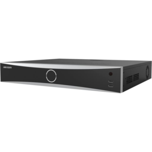 NVR Hikvision 32 canale DS-7732NXI-I4/S(E), 32-ch MP/24MP/12MP/8 MP/6MP/5MP/4MP/3MP/1080p/UXGA/720p/VGA/4CIF/DCIF/2CIF/CIF/QCIF, iesiri: 2xHDMI and 1xVGA, 4xSATA up to 10TB, alimentare: 100 to 240 VAC, 50 to 60 Hz, dimensiuni: 445 &times; 391 &times; 75 mm, greutate: 3.6kg.
