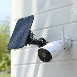Camera de supraveghere Reolink Argus Eco cu panou solar; B320 Senzor: 1/2.7" CMOS Rezolutie video: 3 Megapixeli (2304 x 1296 pixeli) Cadre/secunda: 15 FPS Lentila fixa: 4mm Distanta iluminator IR: 10 m Numar LED-uri IR: 6 Compresie video: H.264 Detectia miscarii Standard Wireless: IEEE 802.11a/b/g/n