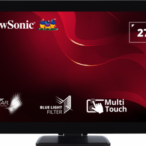 Monitor Consumer ViewSonic TD2760, 27", 1920 x 1080 pixeli, Touchscreen, Black, 3 ani Garantie