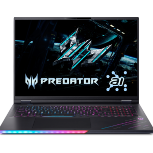 Laptop Acer Gaming Predator Helios 18 AI PH18-73-96HZ, 18 Inch (45.72 cm), WQXGA Mini LED 250Hz IPS Display (non-glare), 2560 x 1600, 16:10, Intel&reg; Core&trade; Ultra 9 Processor 275HX, 2.1 GHz base clock (Up to 5.4 GHz max. performance clock rate), 36 MB, 8 Performance-cores + 16 Efficient-cores / 24