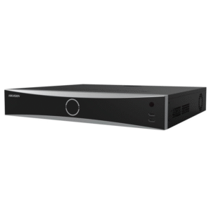 NVR Hikvision DS-7716NXI-K4/16P(D) Up to 16-ch IP camera inputs, plug & play with 16 power-over-Ethernet (PoE) interfaces H.265+/H.265/H.264+/H.264 video formats Up to 2-ch@12 MP or 4-ch@8 MP or 8-ch@4 MP or 16-ch@1080p decoding capacity Up to 160 Mbps incoming bandwidth Adopt Hikvision Acusense
