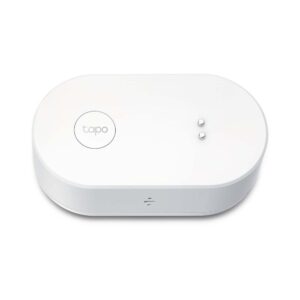 TP-LINK TAPO T300, Senzor smart de scurgeri de apa (necesită Hub Tapo), Wireless: 868, Alimentare: 2 baterii tip AAA (incluse), Dimensiuni: 84.5 &times; 46.5 &times; 30 mm.