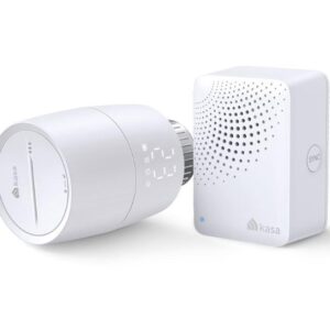 TP-LINK KE100 KIT, Termostat smart wireless pentru calorifer, 2.4 GHz Wi-Fi, 868 MHz, Android 5.0 sau mai recentă, iOS 10 sau mai recentă.