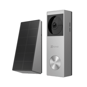 Sonerie smart 2K Ezviz HP3 PRO, lentila fixa: 2.3mm, senzor: 1/2.8" Progressive Scan CMOS, H.265 / H.264, sensing distance: Max. 5 m, microfn si difuzor incorporat, alarma la evenimente: AI-powered human shape detection, wi-fi: IEEE802.11b, 802.11g, 802.11n, frecventa 2.4 GHz ~ 2.4835 GHz, Built-in