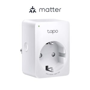 TP-LINK TAPO P100M Mini priză Wi-Fi smart, compatibilă cu Matter, WIFI Protocol: IEEE 802.11b/g/n, Bluetooth, 2.4Ghz, Dimensiuni: 72 &times; 51 &times; 40 mm, Cerinte de alimentare: 100-240V~, Incarcare maxima: 2,300W, 10A.