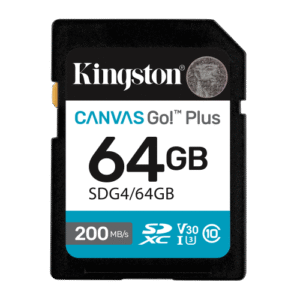 Card de memorie Kingston Canvas Go! Plus SDXC, 64 GB, Clasa 10