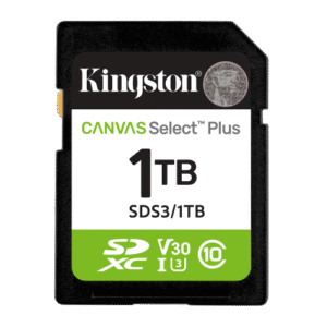 Card de memorie Kingston Canvas Select Plus Gen3 Micro-SDXC, 1 TB, Clasa 10