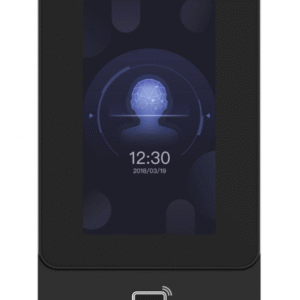TERMINAL ACCESS FACE RECOGNITION Max.1500 faces capacity, Max.3000 fingerprints capacity, and Max.3000 cards Face Recognition Terminal, 4.3-inch LCD touch screen, 2 Mega pixel wide- angle lens, built-in M1card reading module Two-way audio with client software, indoor station, and main station