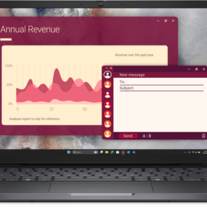 Laptop Business DELL Pro 14 PC14250, cu procesor Intel Core 5 120U, 14'' IPS, 16 GB DDR5, 512 GB SSD, Intel Graphics, Ubuntu Linux