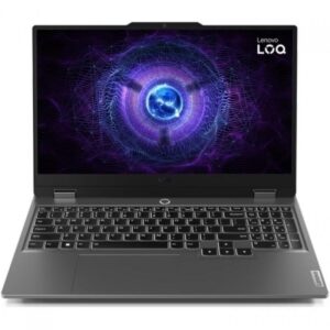 Laptop Lenovo Gaming LOQ 15IRX9, 15.6" FHD (1920x1080) IPS 300nits Anti-glare, 100% sRGB, 144Hz, G-SYNC&reg;, Intel&reg; Core i5-13450HX, 10C (6P + 4E) / 16T, P-core 2.4 / 4.6GHz, E-core 1.8 / 3.4GHz, 20MB Intel Smart Cache, video NVIDIA&reg; GeForce RTX&trade; 3050 6GB GDDR6, Boost Clock 1732MHz, TGP 95W, 142 AI