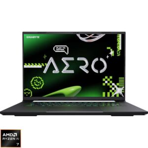 Notebook GIGABYTE 1VH93EEC94DH, 16", AMD Ryzen AI 7 HX 350 (8 nuclee), NVIDIA GeForce RTX 5060 (8GB GDDR7), 16GB 5600MHz (1x16GB) DDR5, 1TB SSD Gen4, Win11 Home, gri
