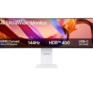 Monitor Commercial LG 49U950A-W, 49", 5120 x 1440 pixeli, Black, White, 2 ani Garantie