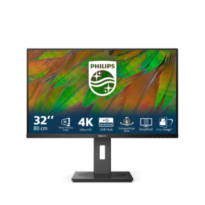 Monitor Consumer Philips 32B1N3800/00, 31.5", 3840 x 2160 pixeli, Black, 3 ani Garantie