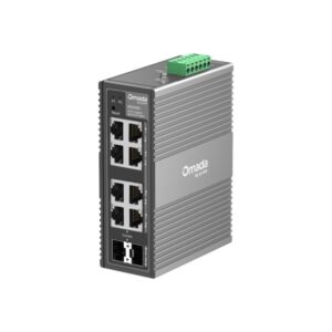 Omada 8-Port Gigabit Industrial Easy Managed Switch 8&times; Gigabit Ports (6&times; RJ45, 2&times; RJ45/SFP Combo) Professional Industrial-Grade Design: -40~75&deg;C Operating Temperature, 6kV Lighting Protection, and 1+1 Redundant Power Input Abundant Features: VLAN, QoS, and STP/RSTP Centralized Cloud Management via