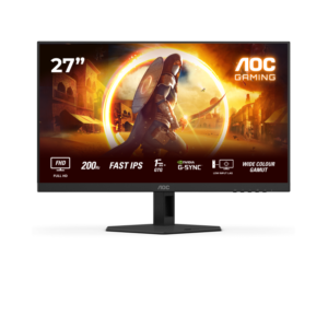 Monitor Gaming AOC 27G4HRE, 27", 1920 x 1080 pixeli, Black, Red, 3 ani Garantie