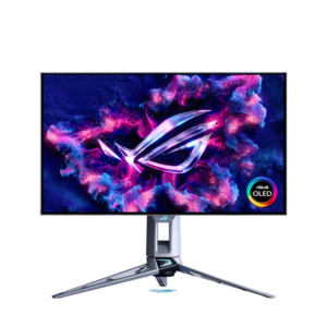 Monitor Gaming ASUS ROG Swift OLED PG27AQWP-W, 26.5", 2560 x 1440 pixeli, Silver, 2 ani Garantie