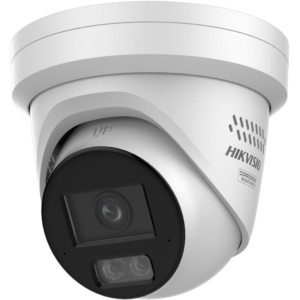 Camera de supraveghere IP Turret 4MP Smart Hybrid Light with ColorVu Hikvision DS-2CD2347G3-LIS2UY/SL(2.8MM), lentila fixa 2.8mm, iluminare min: Color: 0.0001 Lux @ (F1.0, AGC ON),0 Lux cu IR 30m, microfon incorporat, difuzor incorporat, interfata audio: 1/1, alarma: 1/1, slot card de memorie