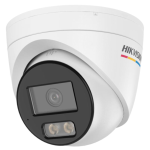 Camera de supraveghere IP Turret 4MP ColorVu 3.0 Hikvision DS-2CD1347G3H-LIUF/SL(2.8MM), lentila fixa 2.8mm, iluminare: Color: 0.0001 Lux @ (F1.0, AGC ON)cu IR: 30m, microfon incorporat, difuzor incorporat, slot card de memorie: microSD/microSDHC/microSDXC card pana la 512GB, interfata: 1 x RJ45 10