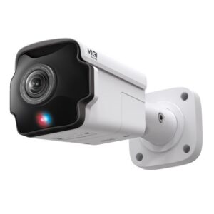 VIGI 8MP IR Panoramic Bullet Network Camera; 180&deg; Panorama View with Huge Vision 4K (8MP) Ultra HD and IR Range Up to 65.62 ft (20 m)*1 Red-Blue Warning Lights with Stronger Deterrence People & Vehicle Analytics*2 Human & Vehicle Classification Smart Detection Smart Video Enhancement Technology