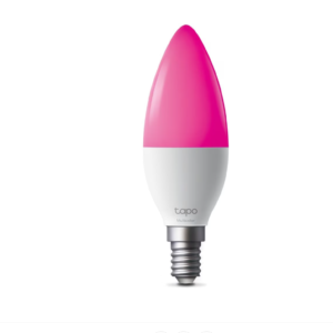 Smart Light Bulb, Multicolor SPEC: B38 bulb, E14 base, 220~240 V, 50/60 Hz, 8.6W, 16 Million Colors, 2500K-6500K, Brightness: 470 lm(Default 2700K), 40W Equivalent, Beam angle 260&deg;, Lifetime Up to 25,000hrs, ERP:F, 2.4 GHz Wi-Fi, Bluetooth (Can be control via Bluetooth locally) FEATURE: Multicolor