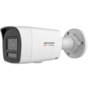Camera de supraveghere IP Bullet 2MP Hikvision DS-2CD1027G2H- LIUF/SL(2.8MM), lentila fixa 2.8mm, iluminare min: Color: 0 0.001 Lux @ (F1.0, AGC ON),0 Lux cu lumina alba, IR 30m, microfon incorporat, difuzor incorporat, slot card de memorie: microSD/microSDHC/microSDXC maxim 512GB, alarma la