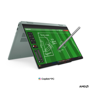 Laptop Lenovo IdeaPad 5 2-in-1 14AGP11, 14" WUXGA (1920x1200) OLED 600nits (peak) / 400nits (typical) Glossy, 100% DCI-P3, 60Hz, T&Uuml;V  Low Blue Light, DisplayHDR&trade; True Black 500, Glass, Touch, AMD Ryzen&trade; AI 7 445 (6C / 12T, 2.0 / 4.6GHz, 6MB L2 / 8MB L3); Copilot+ PC; Integrated AMD Ryzen&trade; AI, up to